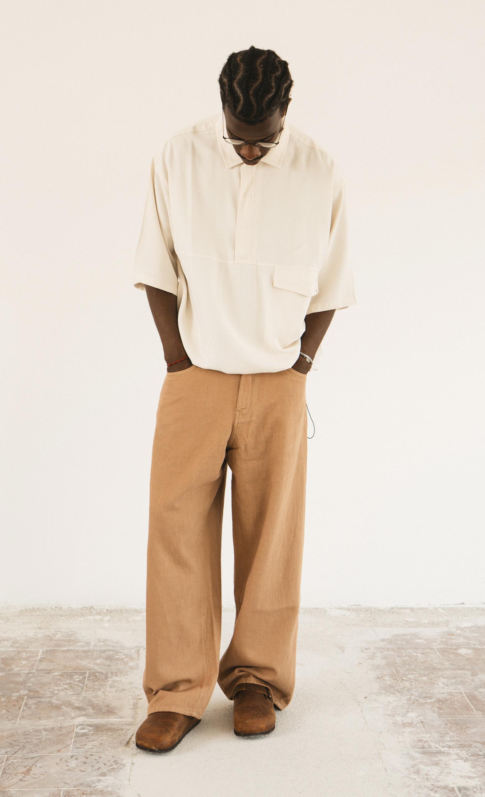 Wooden Store Ohio Overshirt Panna Hemd Herren creme